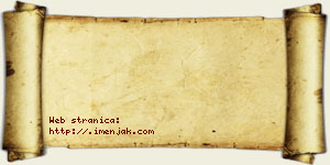 Jovanka Udovičić vizit kartica